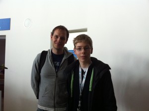 Ich mit Peter Sunde, dem Mitgründer von The Pirate Bay und Gründer von Flattr